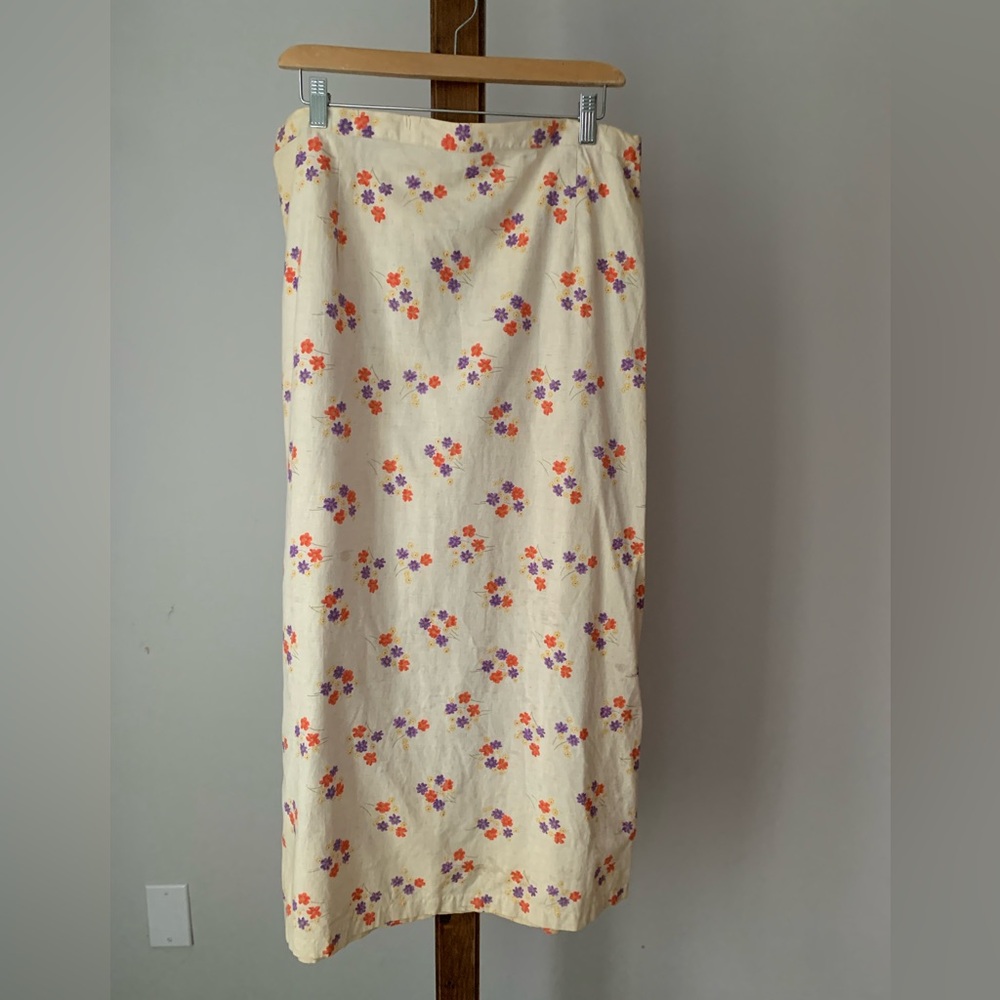 COTTAGE COVE | Vintage Floral Long Skirt | Sz 16